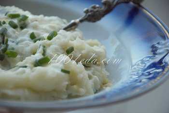 Пюре из картофеля с чесноком и зеленым луком: рецепт с пошаговым фото