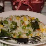 Рис с брокколи и овощами